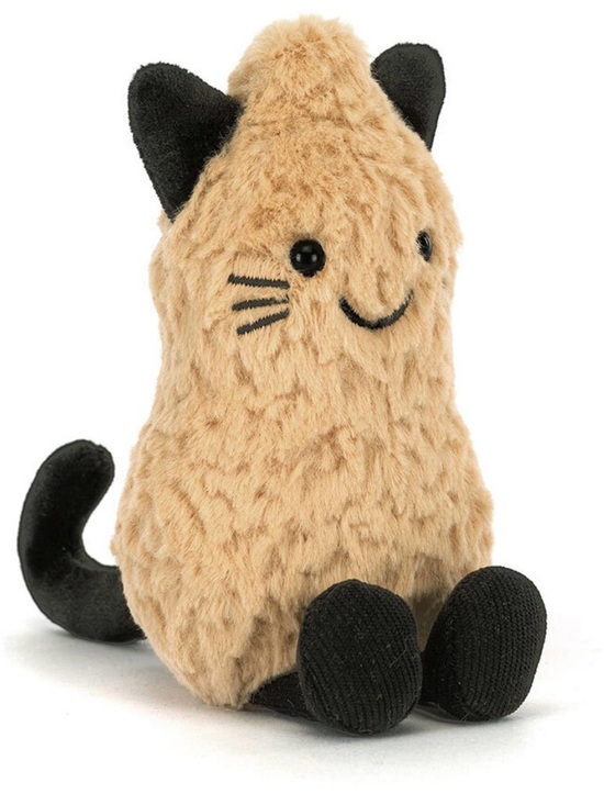Jellycat Other - 🐈⬛ Jellycat Official Amuseables Tan and Black Cat Peanut Outfit Plush Toy 🥜